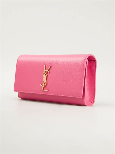 ysl pink glitter clutch|yves saint laurent clutch.